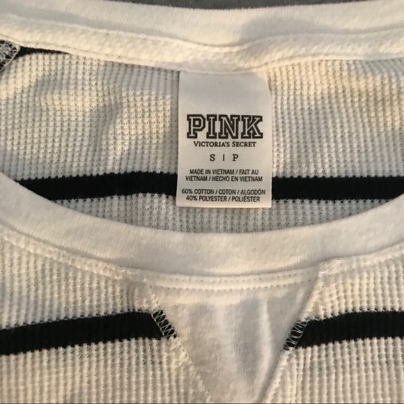 Victoria’s Secret PINK striped long sleeve - Picture 3 of 4